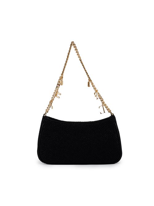 Borsa Hobo in tessuto con charms Elisabetta Franchi | BS46A47E2110